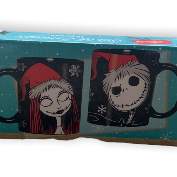 Nightmare Before Christmas Mug Set Jack Sally - Picture 2 of 4